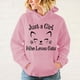 thumbnail image 2 of Sudadera con capucha divertida con estampado de Just A Girl Who Loves Cats, sudadera de moda Harajuku, sudadera informal para hombre y mujer, 2 of 5