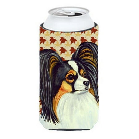 

Papillon Fall Leaves Portrait Tall Boy Hugger - 22 To 24 oz.