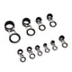 thumbnail image 2 of 10 Uds. Anillos guía para caña de pescar con señuelo, 5 tamaños, juego de guía ocular para caña de pescar de acero inoxidable y cerámica, Kit de reparación de la punta de la caña de pescar fundida, 2 of 12