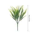 thumbnail image 3 of 7 Pcs Artificial Lavender Bouquet 15.35 Inch, Realistic Plastic Flowers with Greenery, Faux Purple White Green Plants for Home Garden Decor, 3 of 6