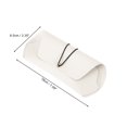thumbnail image 4 of Estuche de gafas de PCV elástico Unique Bargains, estuche portátil y simple para gafas de sol 7.09"x3.35"x0.71" blanco, 4 of 5