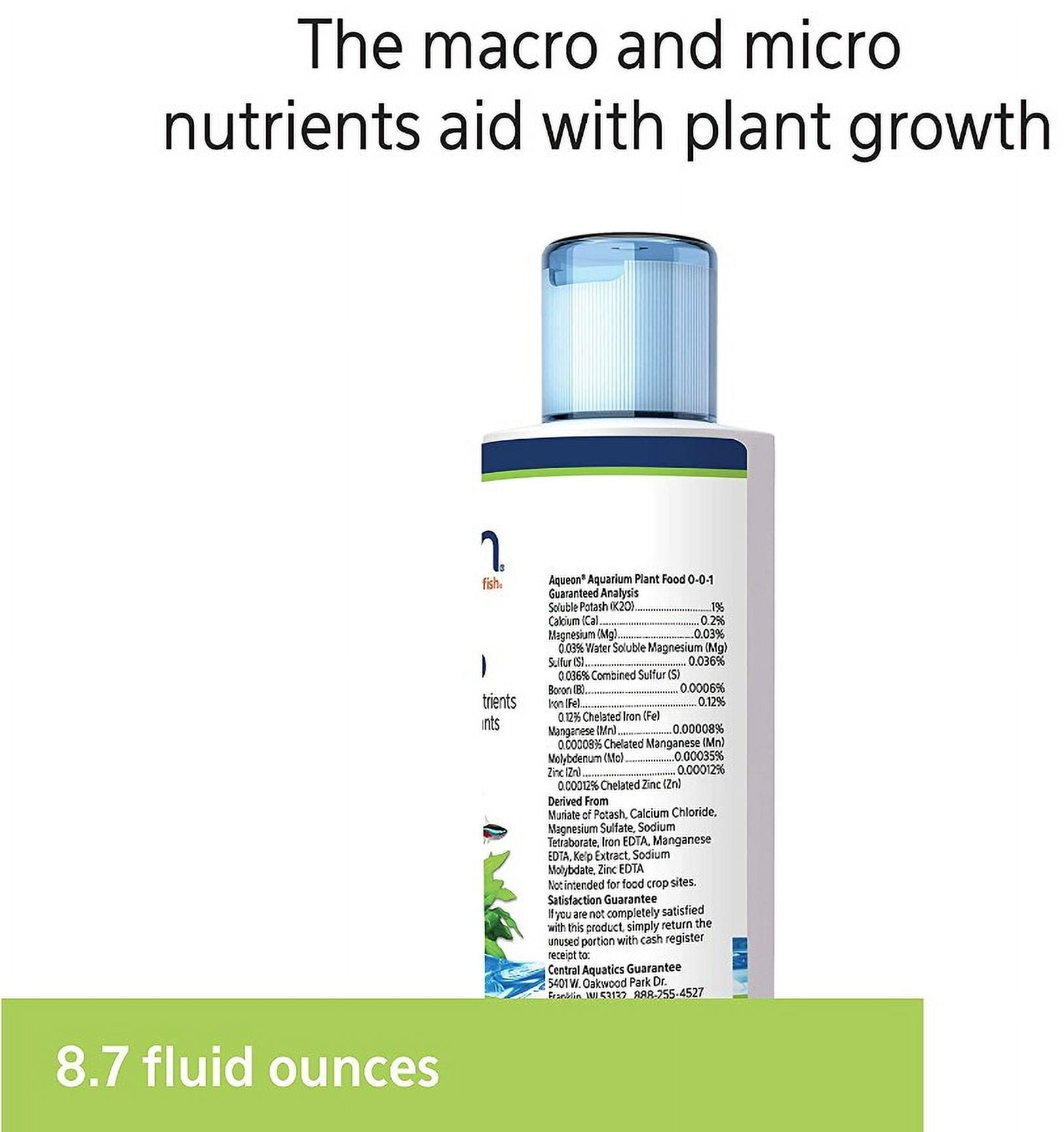 Aqueon Aquarium Plant Food Provides Macro and Micro Nutrients [Aquarium Plant Food and Fertilizer, Aquarium Supplies] 104.4 oz (12 x 8.7 oz)