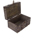 thumbnail image 2 of Wooden Jewelry Box, Environmental Jewelry Box Vintage Style Strong Sturdy With Combination Lock For Toilet Table For Household, 2 of 8