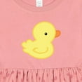 thumbnail image 4 of Inktastic Yellow Baby Duck Girls Baby Dress, 4 of 5