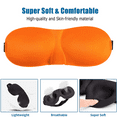 thumbnail image 3 of Sleep Mask Pack of 3, Light Blocking 3D Eye Masks for Sleeping, Blindfold for Side Sleeper, 3 of 5