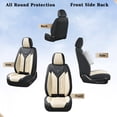thumbnail image 4 of Fundas de Asiento Coverado CKWZ303 Juego Completo Cuero Sintetico Universal para Auto SUV Camioneta, 4 of 5