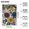 thumbnail image 2 of FORMRS 1-Subject Spiral Notebook 8" x 5" College Ruled 60 Refillable Sheet A5 Hard Cover, 2 Pack, Blue Flowers, 2 of 7