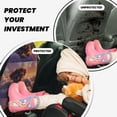 thumbnail image 4 of Fuzoiu Puppy Lying On A Cloud Print 2 Pack Kick Mat Back Seat Protector With 3 Storage Pockets, Universal Car Seat Back Organizer For Kids Pets, Waterproof Backseat Protector For Most Car, 4 of 8