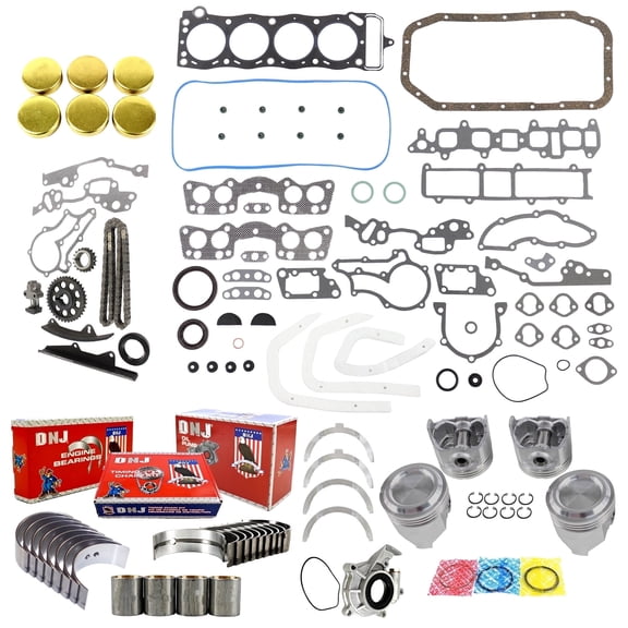 DNJ EK904M Master Engine Rebuild Kit Fits Cars & Trucks 1981-1982 Toyota Celica Corona Pickup 2.4L SOHC L4 8V 2366cc 22R