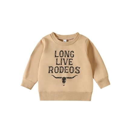 

CNGELG Baby Unisex Cotton Letter Print Autumn Long Sleeve Hoodie Pullover Clothes