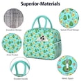 thumbnail image 4 of Lunch Bag Lunch Box for Women Reusable Insulated Lunch Bags,Water-Resistant Avocado Pattern Cooler Lunch Tote Bag, Large Capacity for Work Travel Picnic, 4 of 6