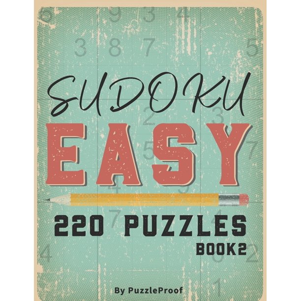 sudoku easy sudoku puzzles for adults book 2 220 sudoku puzzles two puzzles on each page answers to puzzles included series 2 large print paperback walmart com