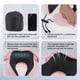 thumbnail image 3 of Almohada de Cuello de Viaje con Capucha Grande para Avión, Almohada de Espuma Viscoelástica Lavable, Rosa, 3 of 7