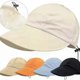 thumbnail image 4 of Foldable Wide Brim Sun Hat Drawstring Adjustable Caps For Men Women Beach Hats Summer Quick-drying Visors Fisherman Cap, 4 of 4