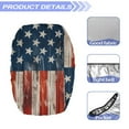 thumbnail image 6 of Jeiento American Flag Winch Cover Dust-Proof Badlands Winch Cover Compatible with Most 8500-17500 Lbs Electric Winches Accessories All-Weather Outdoor Winch Protection Cover 4Th of July Decor, 6 of 7