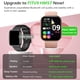 thumbnail image 2 of Reloj inteligente FITVII Health & Fitness Tracker 2024 para mujeres y hombres, 2 of 9