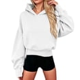 thumbnail image 6 of Hilenly Womens Cropped Hoodie Long Sleeve Oversized Y2k Hoodies Sweatshirt for Women, 6 of 6