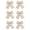 A, variant on 6Pcs Burlap Bows with Lace, 6.7 x 5.5 Inch Rustic Farmhouse Ribbon Bows, Assorted Colors for Christmas Tree Wreaths, Gifts, Mantel and Holiday Decor