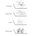 thumbnail image 4 of Micro Pen Fineliner Ink Pens, Micro Pen Set Clear Line 12 Size Quick Drying Smoothly Writing Lightweight  For Technical Drawing For Artist Illustration, 4 of 8
