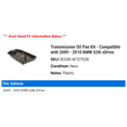 thumbnail image 2 of Transmission Oil Pan Kit - Compatible with 2009 - 2010 BMW 528i xDrive, 2 of 2