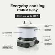 Ninja 10-in-1 Everyday PossibleCooker 6.5 Qt Multi-Cooker, Slow Cook, Dutch Oven, Rice Cooker, MC1100 White