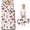 Fireman and Flame White Pattern, variant on Fireman and Flame White Pattern Teens Toddler Nap Mat with Pillow, Sleeping Mat Bag for Preschool Daycare 59"x22"