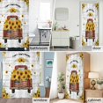 thumbnail image 5 of Shower Curtain Bathroom Set Farmhouse Red Truck Sunflower Waterproof Fabric Shower Curtains with Grommets&Hooks, Retro Rustic Floral Wood Grain Privacy Bath Curtain for Bathtub 72x84in, 5 of 9