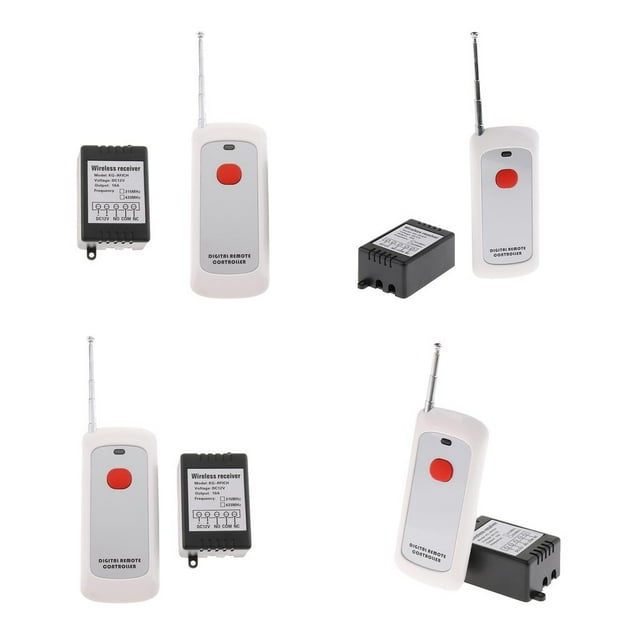 Interruptor Teledirigido Inalámbrico 4x, Regulador de Larga Distancia 12V 10A