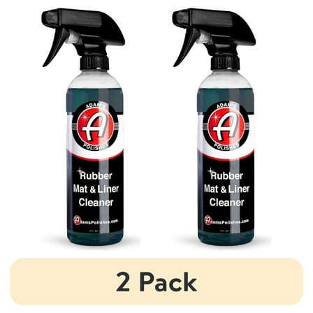 (2 pack) Adam's Polishes Rubber Mat & Liner Cleaner 16oz Protectant
