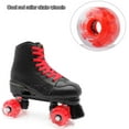 thumbnail image 5 of Roues Lumineuses Lumineuses pour Patins à Roulettes Quad avec Roulements de Banque Installés, Lot de 4 - Roues Pop pour Patins à Roulettes Quad 32 mm x 58 mm (Rouge), 5 of 5