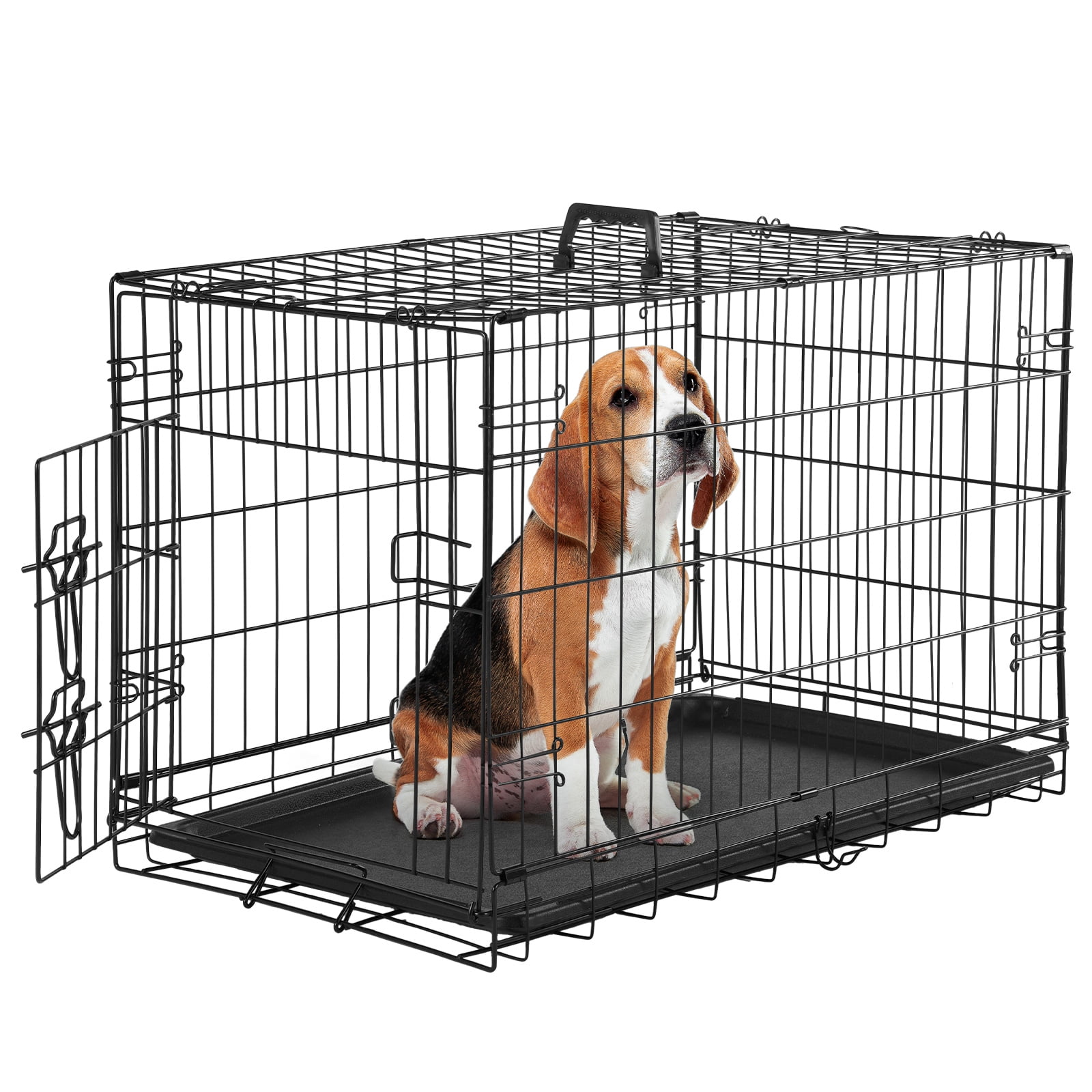 CONCETTA Single Door Dog Crate, 30 Inch, With Divider