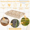 thumbnail image 4 of 150Pcs Disposable Taco Holders for Party, Premium Bagasse Pulp Taco Plates, Taco Plates with 3 Dividers, 3-Slot Taco Tray Holder, Taco Bar Serving Set for Party Taco Tuesday Hot Dog Sandwich, 4 of 7