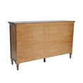 thumbnail image 4 of Jofran 58" Slat Panel Door Sideboard Cabinet - Transitional Storage, Adjustable Shelves, 4 of 9