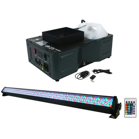 American DJ Fog Fury Jett 700W Vertical Fog Machine w/LED DMX Remote ROCKSTRIP