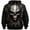 Grey, variant on Hpapadks Hoodie for Men Halloween Vintage Gothic Skeleton Print Hoodies Pullover with Front Pocket Drop Shoulder Sweatshirts for Men