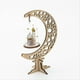 thumbnail image 2 of Adornos de Linterna de Luna de Madera, Artesanías, Decoraciones para el Hogar, Regalos y Decoraciones Artesanales (Luna Estrella Amarilla), 2 of 5