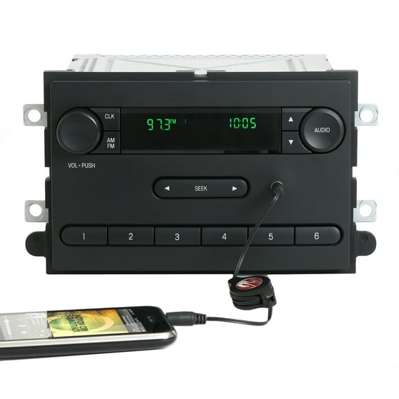 Restored Ford F-150 Pickup Truck 2007-2008 Radio AM FM w Auxiliary Input 7L3T-18K810-AD (Refurbished)