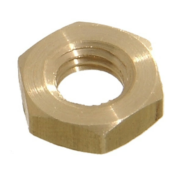 B&P Lamp® 1/4-27F Brass Hexnut