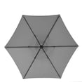 thumbnail image 4 of Naterial Sombrilla Hexagonal Para Mesa con Mástil Central y Manivela, Modelo Polar, 4 of 5