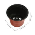 thumbnail image 2 of Mobestech 20pcs Plastic Nursery Flower Pots with Drainage Holes for Gardening and Planting Containers, 2 of 5