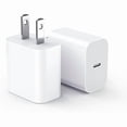 thumbnail image 1 of LinQingQ USBC Charger Block for iPhone 17 Charging Plug,MFI Certified Fast USB C Wall Cube 2Pack Power Adapter for iPhone16E/17/Air/Pro/Plus/Pro Max/15/14/13/12/11,for iPad Pro/Air/Mini USB-C Charge B, 1 of 1