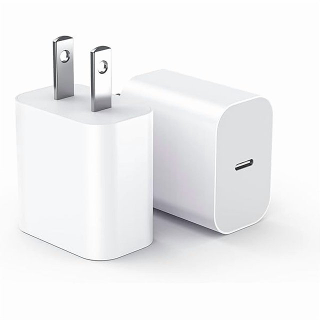 LinQingQ USBC Charger Block for iPhone 17 Charging Plug,MFI Certified Fast USB C Wall Cube 2Pack Power Adapter for iPhone16E/17/Air/Pro/Plus/Pro Max/15/14/13/12/11,for iPad Pro/Air/Mini USB-C Charge B