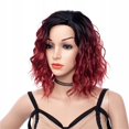 thumbnail image 1 of Mode Femme Bordeaux Cheveux Bouclés Courts, 1 of 4