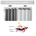 thumbnail image 6 of THD Arrow Print Thermal Room Darkening Blackout Energy Efficient Window Curtain Grommet Panels - Pair, 6 of 29