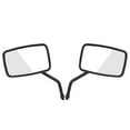 thumbnail image 2 of 2Pcs Motorcycle Street Bike Modified Square Rearview Mirror Rear View Side Mirrors Black, 2 of 9