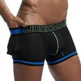 thumbnail image 3 of Aloohaidyvio Men's Boxer Briefs, Every Day Comfort Stretch Bamboo Rayon Moisture-Wicking Underwear, 3 of 6