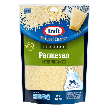 Kraft Natural Finely Shredded Parmesan Cheese (6 oz Bag)