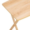 thumbnail image 6 of Mainstays Modern XL Oversized Folding Tray Table, Natural, 6 of 9