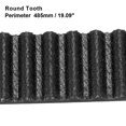 thumbnail image 2 of Unique Bargains HTD5M 97 Teeth Engine Timing Belt Rubber Geared-Belt 485mm Girth 15mm Width, 2 of 2