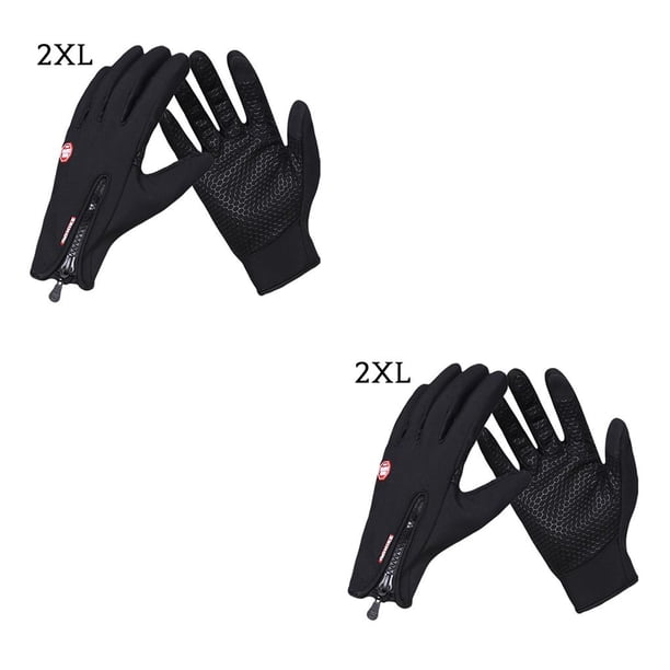 Soidarity 1 par de guantes de ciclismo Pantalla táctil Guantes a prueba de viento Unisex Cálido Antideslizante Manoplas para montar en motocicleta Type3 NO3 Soidarity CBP157582